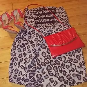 Drees with leopard print